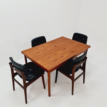 Mid century Danish teak dining table by A.M, 1960s 