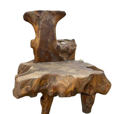 Morphew Abode Mid 20Th Century Tree Trunk Chair 