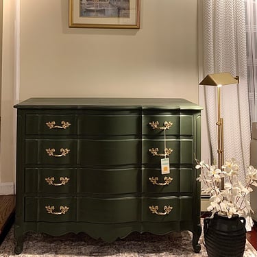 Antique French Provincial Dresser, Chest of Drawers, Entryway Console 