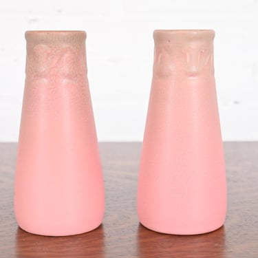 Rookwood Pottery Arts &#038; Crafts Glazed Ceramic Vases, 1930