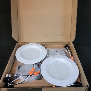 New 6" Recessed LED Downlights Box of 4