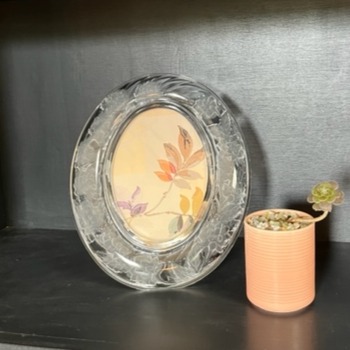 Vintage Flora Glass Frame