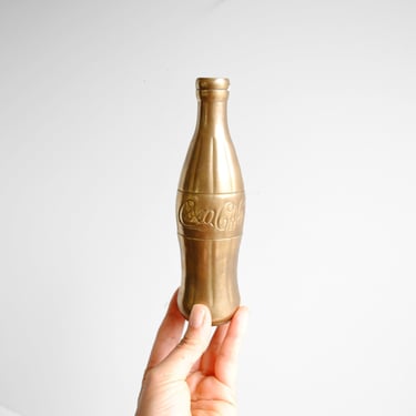 Vintage Brass Coca Cola Bottle 