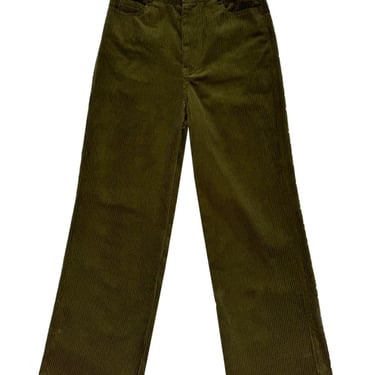 Fitted Pant Olive Corduroy