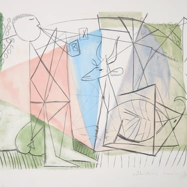 Joueur de Flute et Gazelle, Pablo Picasso (After), Marina Picasso Estate Lithograph Collection 