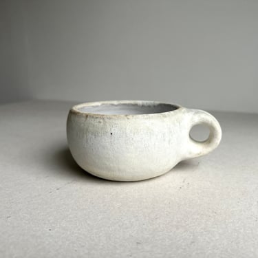 MADE TO ORDER Round Mug White 11-12oz,  ceramic, pottery, handmade, coffee, cafe, cappuccino, potterymug, cappa latte tea mocha cocoa 