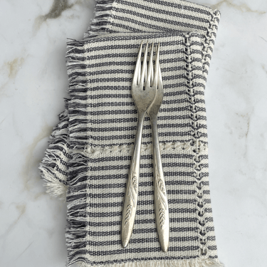 Hand-Stitched Striped Cotton Napkin | S/2