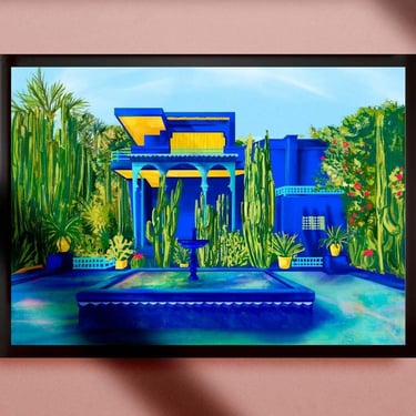 Yves Saint Laurent Marrakech House Mini Print