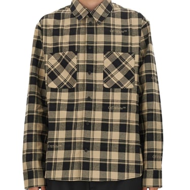 Off-White Men Check Print Shirt