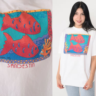 Cozumel Shirt 90s Mexico T-Shirt Tropical Fish Graphic Tee Retro, Shop  Exile