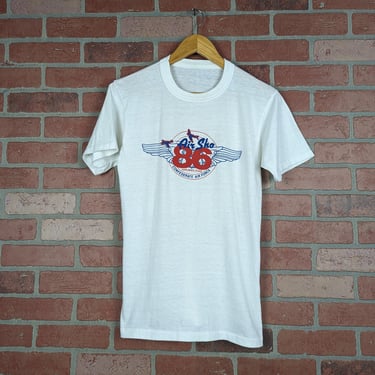 Vintage 1986 Confederate Air Force Air Sho ORIGINAL Graphic Tee - Small / Medium 