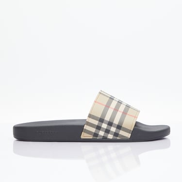 Burberry Men Vintage Check Print Slides