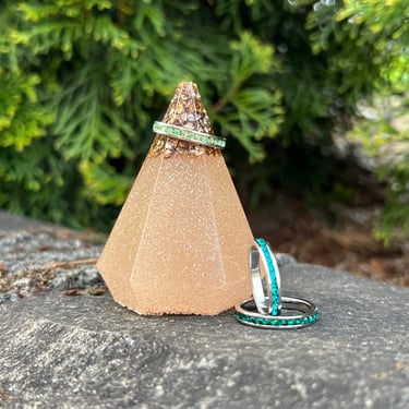 Gold Resin Ring Tree Holder Cone 
