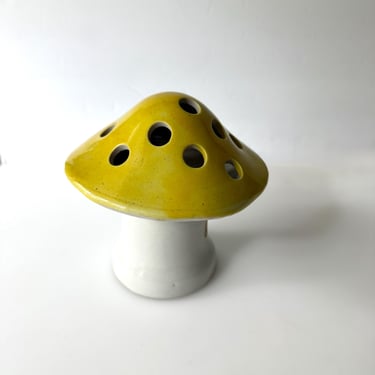 1970’s Mushroom Tea Light Candle Holder 
