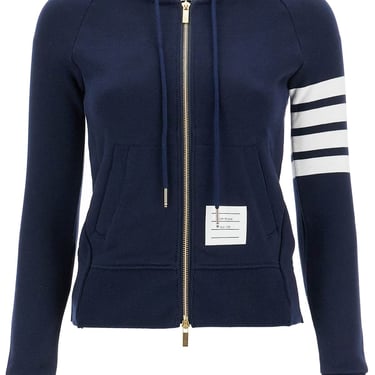 Thom Browne 4-Bar Full Zip Hoodie Women