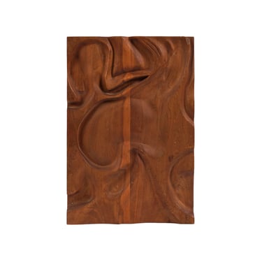 Biomorphic Wooden Wall Sculpture Mid Century Modern 