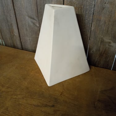 Contemporary Unfinished Ceramic Wall Sconce, 11 x 10.625 x 6