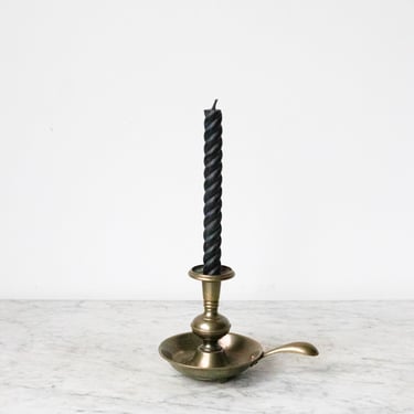 Large Vintage Chamber Candlestick