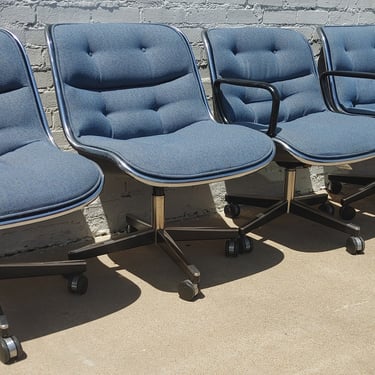 Mid Century Modern Knoll Pollack Chairs 