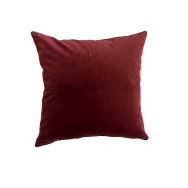 Large Red Velvet Pillow