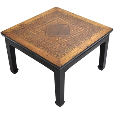 Antique Qing Chinese Vernacular Furniture Marquetry Inlaid Tea or Low Table #1 