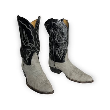 Vintage TONY LAMA 2-Tone Cowboy Boots ~ 10 EE ~ Western / Rockabilly / Ranchwear ~ 