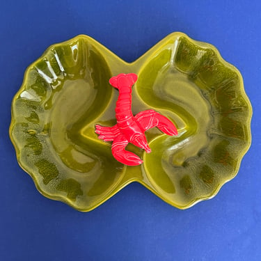 Ceramic Lobster Server by California Pottery, C1970 