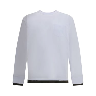 Sacai Men Cotton Long Sleeve Jersey