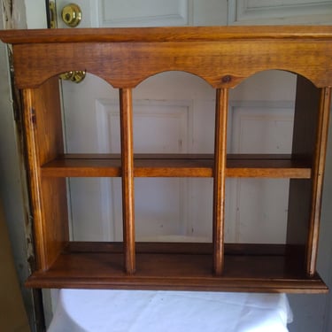 VINTAGE Curio Wall Cabinet, Ethan Allen Wall Cabinet, MCM Home Decor, 