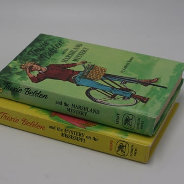 vintage Trixie Beldon books/set of two/Kathryn Kenny 