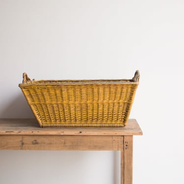 Vintage French Laundry Basket