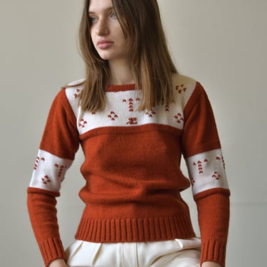 6920t / courreges wool logo sweater 