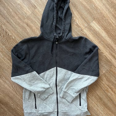 Nike 6.0 Skate Two Tone Grey Hoodie Zip Up XL 