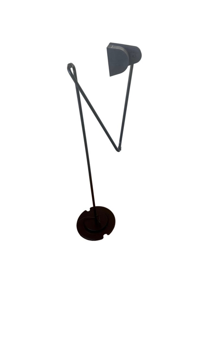 Rare Multidirectional Floor Clip Lamp by Hannes Wettstein for Belux