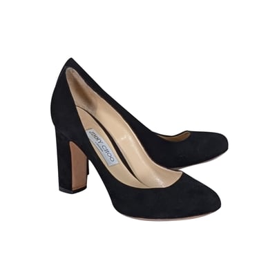 Jimmy Choo - Black Suede Heels Sz 9