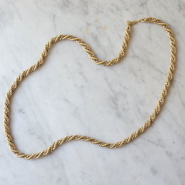 twisted chain necklace | silver and gold necklace | Monet necklace 