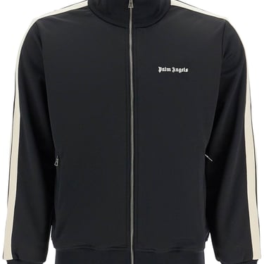 Palm Angels Contrast Band Track Jacket With Nine Words Men