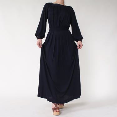 EILEEN FISHER BLACK VISCOSE JERSEY SLEEVELESS MAXI DRESS | Dragonfly Thrift  Boutique - South Miami, FL | ATTIC