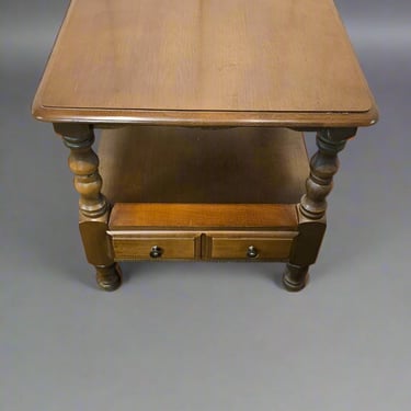 Side Table – Mid-Century Modern Rectangular End Table with Drawer