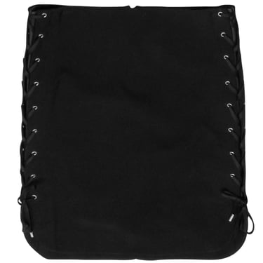 Gucci - Black Mini Skirt w/ Lace Up Side Details Sz 4