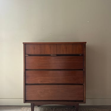 Walnut tall boy