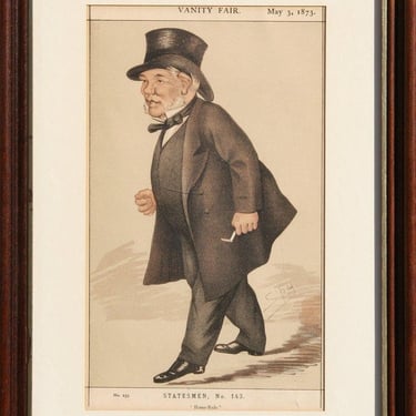Mr. Isaac Butt, M.P. from Vanity Fair - Home-Rule - Statesmen, No. 143, Leslie Matthew Ward (Spy) 