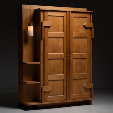 Oak Cabinet by Guillerme et Chambron