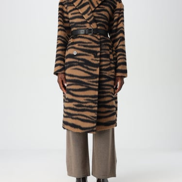 Max Mara Studio Coat Woman Camel Women