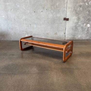 1970's Vintage Oak Mersman Coffee Table