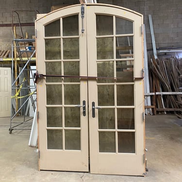 Prehung Arched Top Double Pane Exterior French Doors