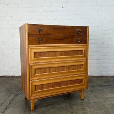 Two tone Highboy Dresser by Hickory 