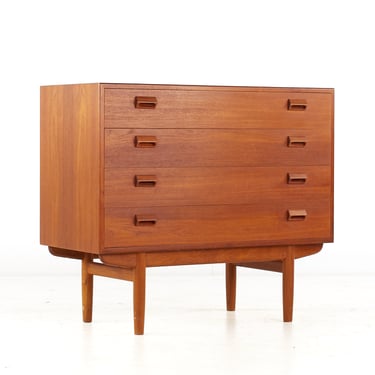 Borge Mogensen for Soborg Mobler Mid Century Danish Teak 4 Drawer Dresser Chest - mcm 