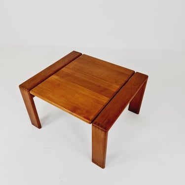 Rare Danish solid teak coffee table by EMC Møbler, 1960s 