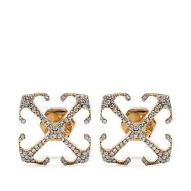 Off-White Women Arrow Crystals Earrings